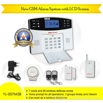 GSM Security Burglar Alarm System (YL-007M6BX)